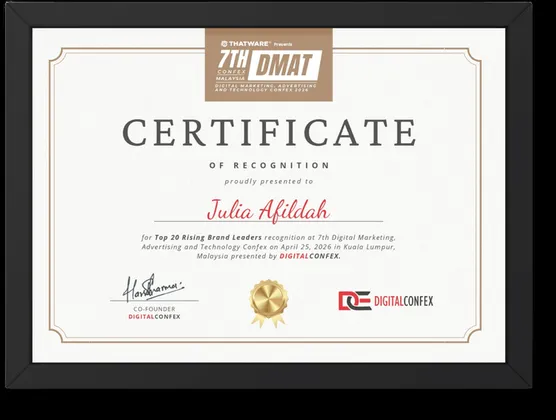 DMAT certificate of recognition